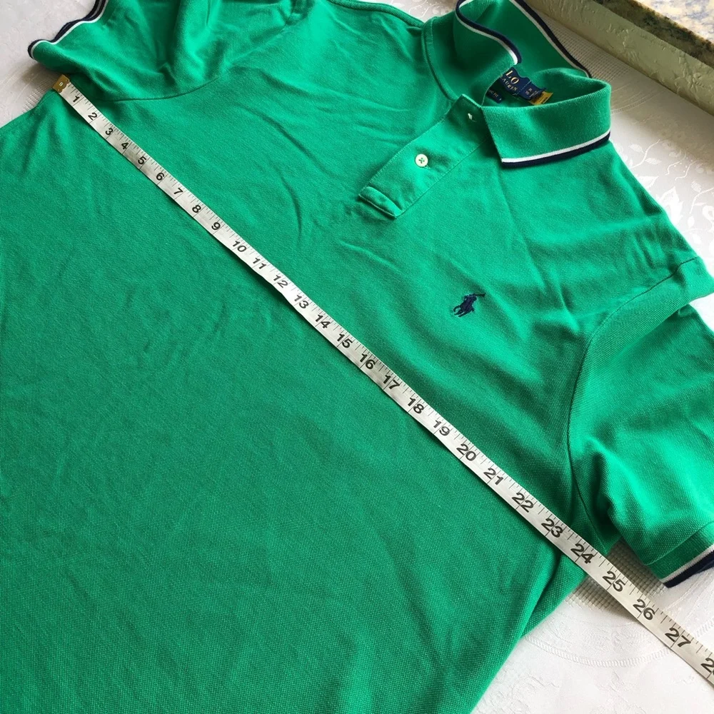 Polo Ralph Lauren Kelly Green Polo Shirt Men’s Size XL Classic-Fit Golf Casual